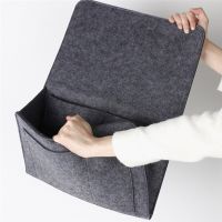 1PC Storage Bag Felt Bed Sofa Side Pouch Remote Control Hanging Caddy Bedside Couch Storage Organizer Bed Holder Pockets