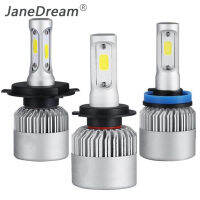 Janedream 1 ชิ้น H4/H7/H11 36 วัตต์ 16000lm LED ไฟหน้ารถอัตโนมัติ Hi/Lo Beam หลอดไฟ 6000 พันสีขาว