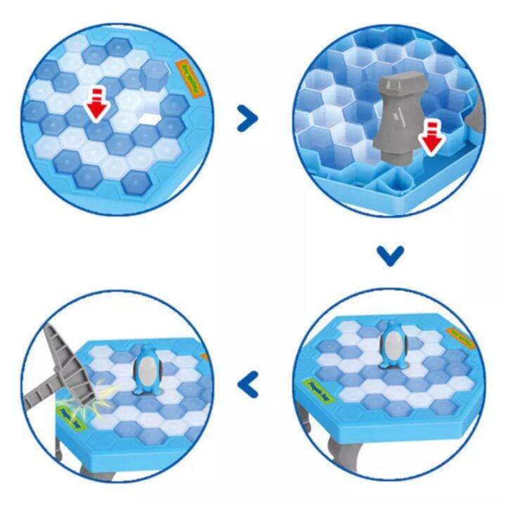 xmas-เกมทุบน้ำแข็ง-เพนกวิน-ของเล่นสําหรับครอบครัว-icebreaker-โต๊ะเกมส์ทุบน้ำแข็ง-เดสก์ท็อปเคาะน้ำแข็งบล็อก-กับดัก