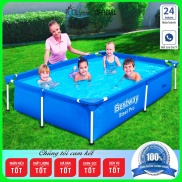 Bể bơi khung kim loại 2.21m x 1.50m x 43cmBể bơi cho bé, hồ bơi trẻ em