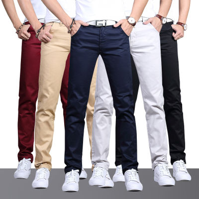 【CANTR】กางเกงลำลองผู้ชายสไตล์เกาหลีบางชายกลางเอวตรงขากางเกงลำลองกางเกงผู้ชาย ใส่สบาย ไม่ร้อน