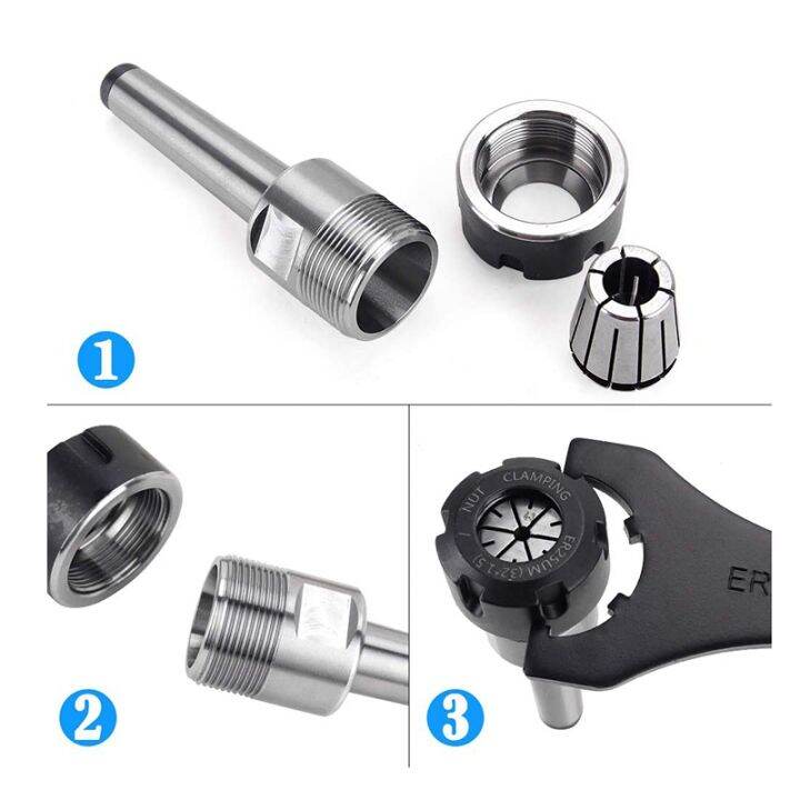 er25-collet-set-chuck-with-mt2-er25-m10-motor-extension-rod-cnc-engraving-machine-or-milling-lathe-tool