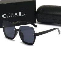 [The newest] 2022 New Fashion Sunglasses Womens Small Fragrance Half-Frame and Vacation 606