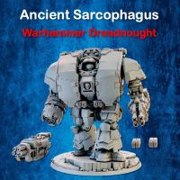 โมเดลเรซิ่น - Warhammer Dreadnought - Ancient Sarcophagus Solid Resin Model High 10 cm  [Atom Design]