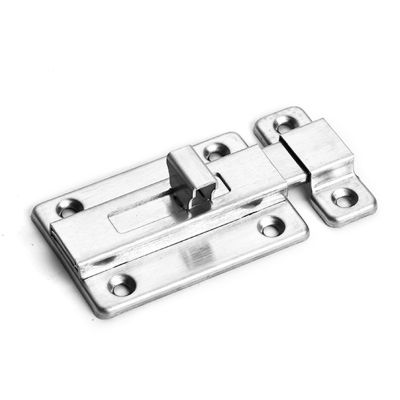 【LZ】๑∋ﺴ  Stainless Steel Door Latch Solid Sliding Lock Gate Safety Bolt Latch for Keep Your Safe and Private Easy to Use M68E