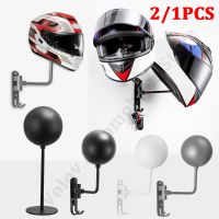 【hot】❈  2/1PCS Wall Mounted Motorcycle Helmet Display Rack Floor-standing Holder Aluminum Anti-Rust Caps Hat Storage Bracket