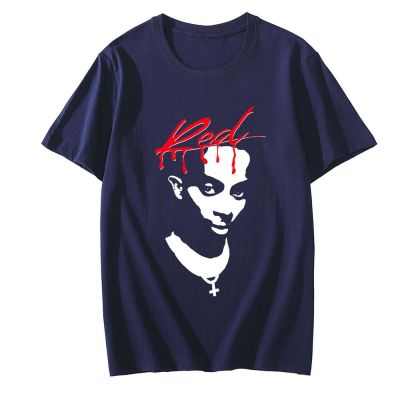 Playboi Rapper T-shirts For Men And Women Red Print Streetwear 100 Cotton Hop 100% cotton T-shirt