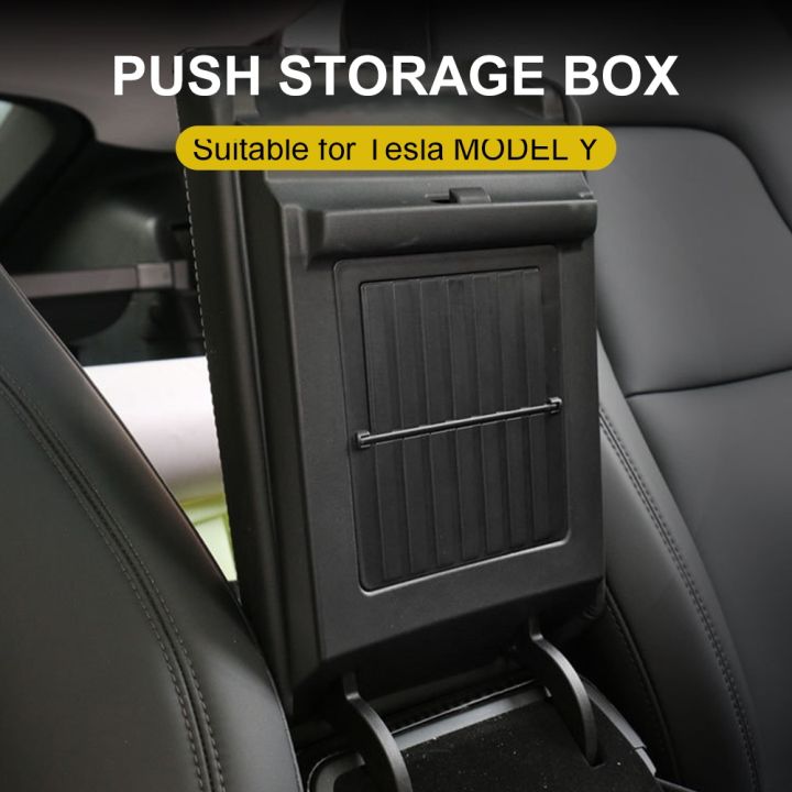 For Tesla Model 3 Model Y Center Console Organizer, Armrest Hidden
