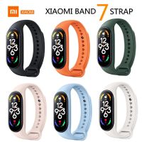 Xiaomi Mi Band 7สายนาฬิกาสมาร์ทวอทช์ซิลิโคน Original MiBand 6สายอะไหล่ Correa Mi Band 6 5 4 3