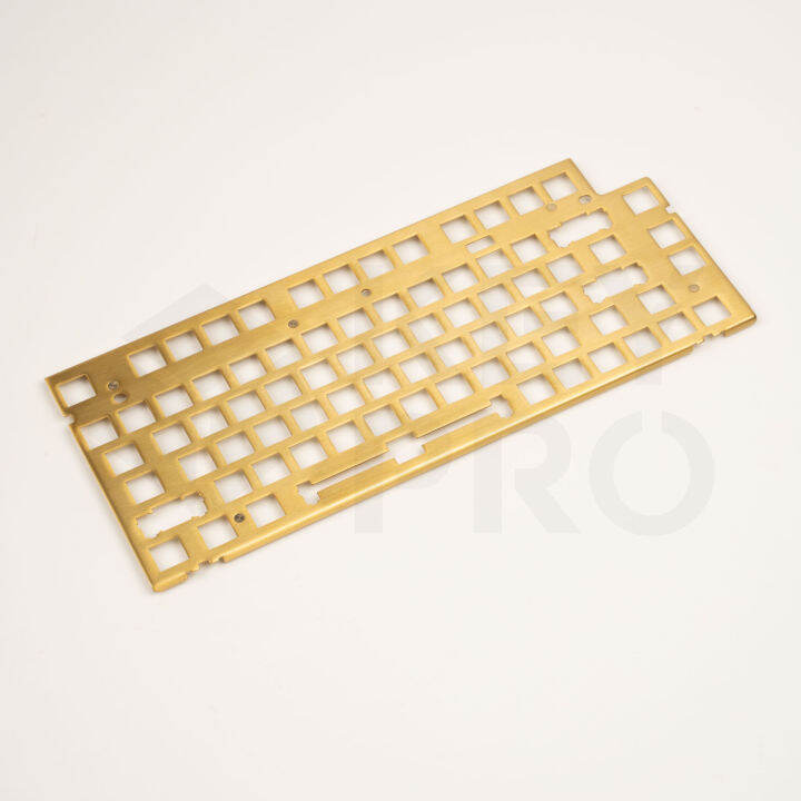 เพลท NJ80 Brass plate ทองเหลือง Custom Keyboard 75 Lazada.co.th