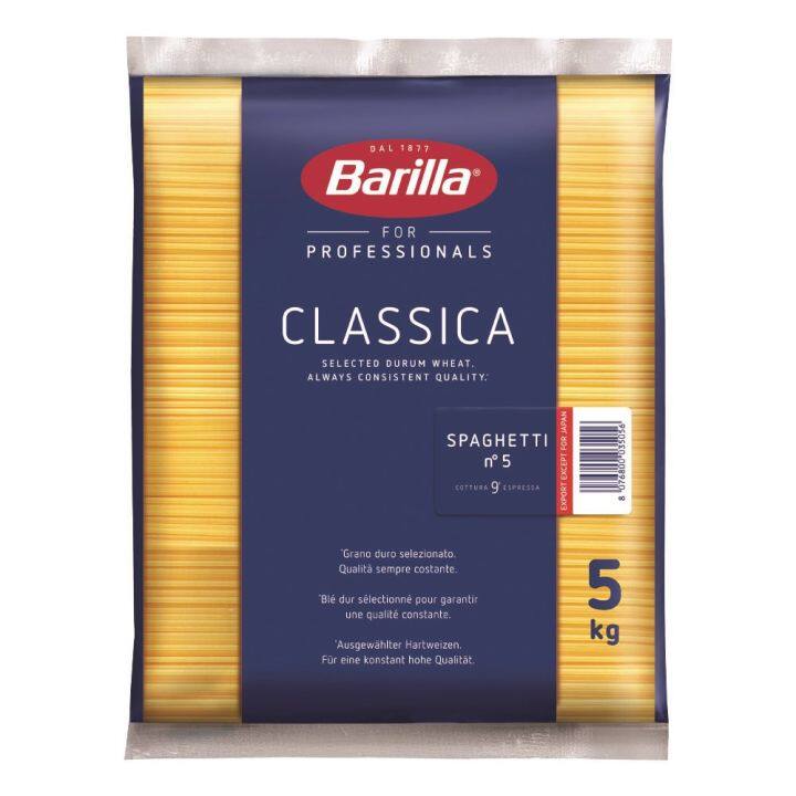 Mỳ Ý Spaghetti Barilla Sợi Tròn Vừa Size Lớn 5kg/ Barilla Pasta Spagheti   – Nhập Khẩu Chính Hãng Ý 