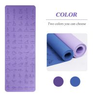 Fitness Mat Non-slip Yoga Mat Sports Home Rubber Mat Professional Pvc Training Action Mat Yoga Exercise Mat Fitness Mat Gym