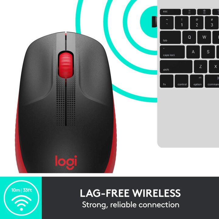 logitech-m190-full-size-wireless-mouse-สีแดง-เมาส์ไร้สาย-ของแท้-ประกันศูนย์-1ปี-red