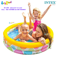 Intex ส่งฟรี สระเป่าลมไวด์จีโอเม็ททรี่ 45 นิ้ว (1.14x0.25 ซม.) รุ่น 59419