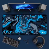 ✇◙ﺴ  Gaming Mousepad XXL Large Keyboard The Table Speed Desk Mat Anime 900x400 700X300 Blue Mouse Mat Liquid Strata Art Mouse Pad