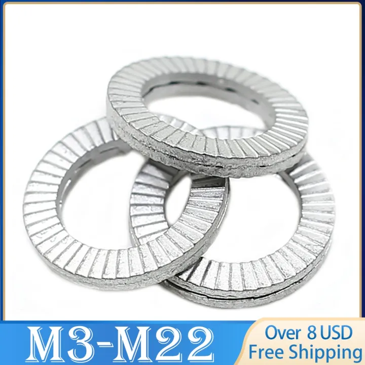 5 20 Pairs (2Pcs Glued) Nord Lock Washers Genuine Wedge Stainless
