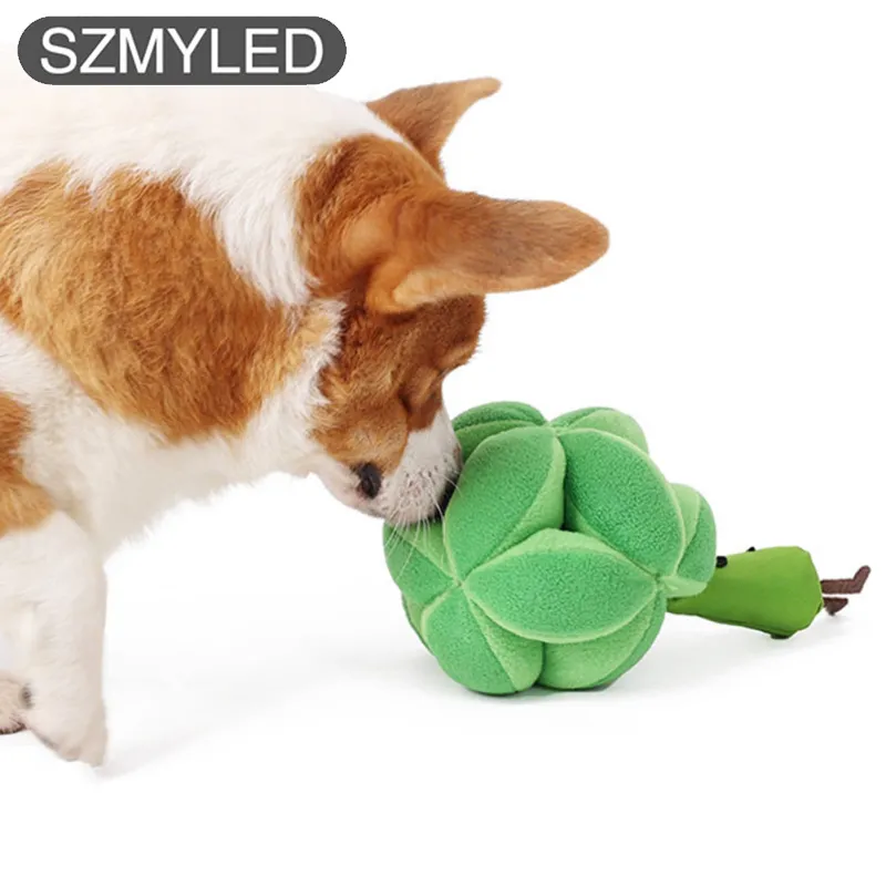 Snuffle Ball Dog Puzzle Toys Increase IQ Slow Dispensing Feeder