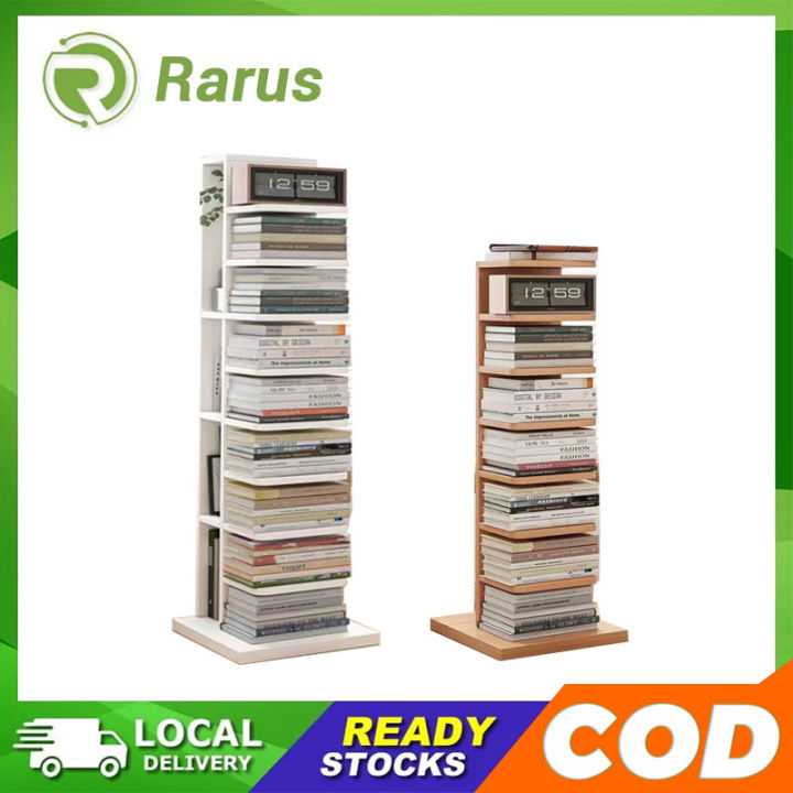 Rarus Bookshelf Vertical Display Rack Invisible Bookshelf Multi
