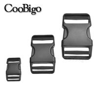 5pcs Plastic Side Release Buckle Dual Adjustable Tactical Backpack Strap Luggage Webbing Dog Collar Accessories 20mm 32mm 38mm Bag Accessories