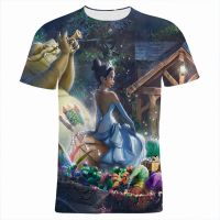 2023 NEWThe Princess And The Frog T เสื้อฤดูร้อนใหม่แฟชั่น T เสื้อผู้ชายผู้หญิง3D พิมพ์เสื้อแขนสั้น Tee