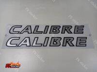 สติ้กเกอร์ CALIBRE ติดข้างท้ายกระบะ นิสสันนาวารา ปี2005-2013 มีรุ่นเล็ก ใหญ่ ราคาต่อคู่ เป็นงานสกรีน  ขนาด เท่า original