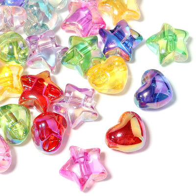 Handmade Jewelry DIY Accessories DIY Material Pentagram Shape Heart-shaped Shape Acrylic Material