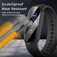 ‘；【- 10D Film Glass For  Mi Band 6 5 4 7 Pro Screen Protector Protective For  Mi Band Cover Miband 7 6 5 4 Strap Bracelet