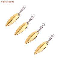 VINEY 10ชิ้น/เซ็ตอุปกรณ์ตกปลาตกปลากลางแจ้งสแตนเลส,เหยื่อล่อปลาสำหรับช้อนหมุนล่อเหยื่อเหยื่อกบจัดการเหยื่อตกปลาโลหะรูปร่างคล้ายช้อนเหยื่อ