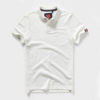 Embroidery is in love Japanese fashion trendy brand piqué cotton mens slim lapel short-sleeved t-shirt summer lapel POLO shirt