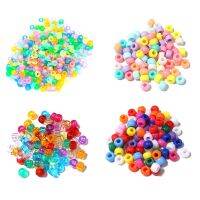 Kandi Beads Bulk for DIY Crafting Jewelry Making Kandi Bracelets 6x9mm About 1800Pcs