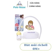 Hút Mũi Richell Nhật Bản - Dụng Cụ Hút Mũi Cho Bé Từ Sơ Sinh Chính Hãng