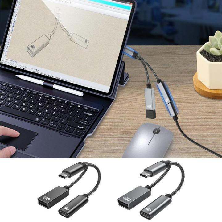 usb-c-splitter-1-in-2-out-usb-c-to-usb-otg-adapter-and-charger-cable-2-in-1-usb-c-splitter-with-60w-pd-charging-for-printer-mouse-pc-keyboard-camera-amicable