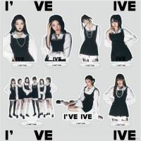 Gp1 IVE IM IVE ใหม่ ขาตั้งอะคริลิค แบบสองด้าน สําหรับตกแต่งโต๊ะ Yujin Gaeul Wonyoung LIZ Rei Leeseo P