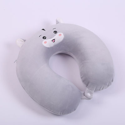 Memory Foam u-shaped pillow cute cartoon animal Neck guard pillow student Lunch break Memory pillow