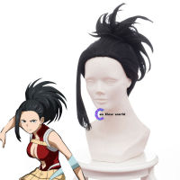 2020ใหม่ My Hero Academia Boku No Hiro Akademia Momo Yaoyorozu สีดำคอสเพลย์วิกผมหมวก