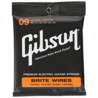 Gibson สายกีตาร์ไฟฟ้า รุ่น Brite Wires .09-.42 (5ชุด)