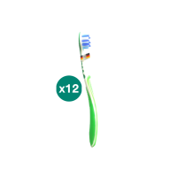 (แพ็ค 12) Dentiste 4K Premium Toothbrush แปรงสีฟันระดับพรีเมียม ขนแปรง NTSB และนวัตกรรมด้ามจาก German ไม่ทำร้ายฟันและเหงือก เดนทิสเต้