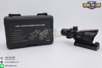 สโคป ยี่ห้อ Trijicon Acog TA31   รุ่น Optic Fiber 4*32   คุณสมบัติ : สโคปกำลังขยาย 4 เท่าตายตัว หน้าเลนส์กว้าง 32 mm. ทนแรงรีคอยไปดีเยี่ยม เหมาะใช้งานจริง สโคปปรับใน สามารถปรับได้ด้วยมือเปล่าไม่ต้องใช้เครื่องมือ เป้าเล็งเป็นแบบลูกศร (Chevron Reticle) ตัวเ