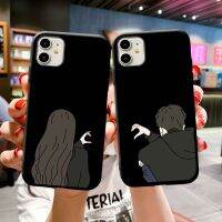 lxz85 เคสโทรศัพท์มือถือแบบนิ่ม ผิวด้าน ลายท่าทางหัวใจ สําหรับ iPhone 14 13 12 11 XS Pro Max Mini X XR 8 7 6 6S Plus 5 5S