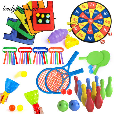 Two-player Outdoor Games Sports Kids Darts Sticky Ball Toy Catch Game Catapult Balls Table Tennis Bowling Children plastic toys