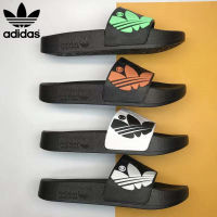 มาใหม่！ADIDASรองเท้าแตะลำลองสำหรับผู้ชายและผู้หญิง พื้นนุ่มสบาย