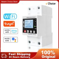 Tuya WiFi Intelligent Reclosing Protector Current Voltage Monitor Circuit Breaker Switch Power Meter Protection Values Settable