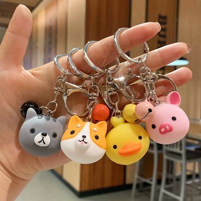 【YF】▦☏  Couple Keychain for Lovers Kawaii Koki Pig and Butt Pendant