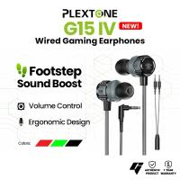 【Undine earphone】PLEXTONE IV หูฟังอินเอียร์,หูฟังแบบอินเอียร์พร้อมไมโครโฟนติด G15ออกแบบตามหลักสรีรศาสตร์ชุดหูฟังเล่นเกม