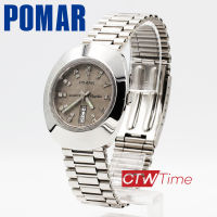 Pomar นาฬิกาข้อมือผู้ชาย สายสแตนเลส รุ่น PM73532SS05 (สีเงิน / หน้าปัดสีเทา )