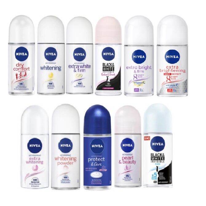 nivea-นีเวีย-โรลออน-ขนาด-40-50-มล-โรลออน-ลดเหงื่อ-ระงับกลิ่นกาย-ปกป้องกลิ่นกาย-48-ชม-ปราศจากสารแอลกอฮอล์