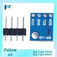 PO6222525 BMP085เซ็นเซอร์ความดันอากาศโมดูล1.8V ถึง3.6V โมดูลเซ็นเซอร์อุณหภูมิ BMP180 GY-68 10ชิ้นทนทานสำหรับบล็อกตัวต่ออิเล็กทรอนิกส์ Arduino