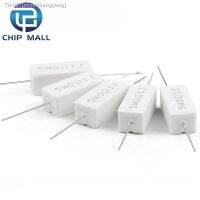 ▪ 10Pcs 5W 5 Cement Resistor Power Resistance 0.1 10K 0.1R 0.5R 1R 10R 100R 0.22 0.33 0.5 1 2 5 8 10 15 20 25 30 100 1K 10K Ohm