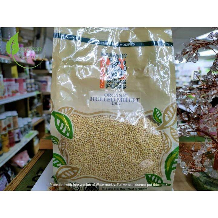 HALAL RADIANT Organic Hulled Millet USA 500G Lazada