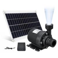 50W Solar Water Pump Solar Water Fountain Pump 800L/H DC12V Low Noise Garden Family